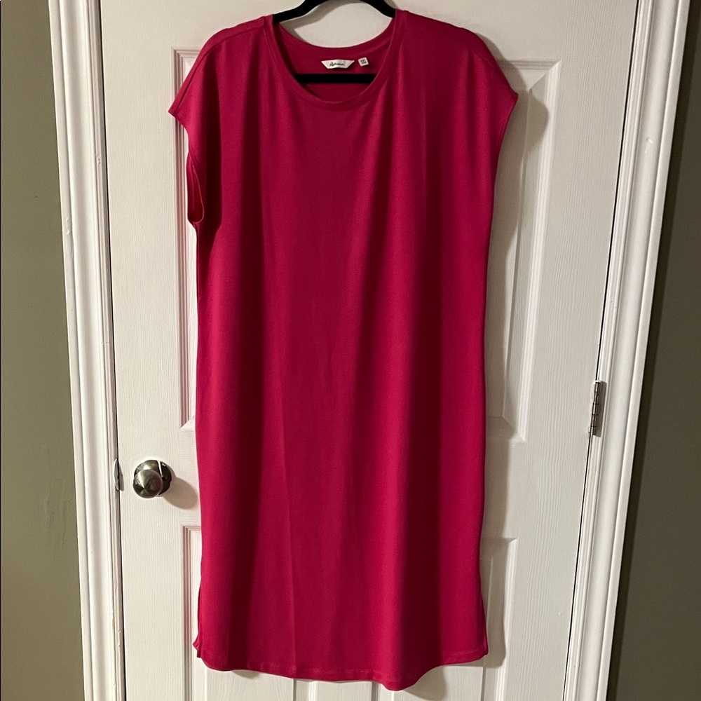 Reitmans Vibrant Pink Midi Dress